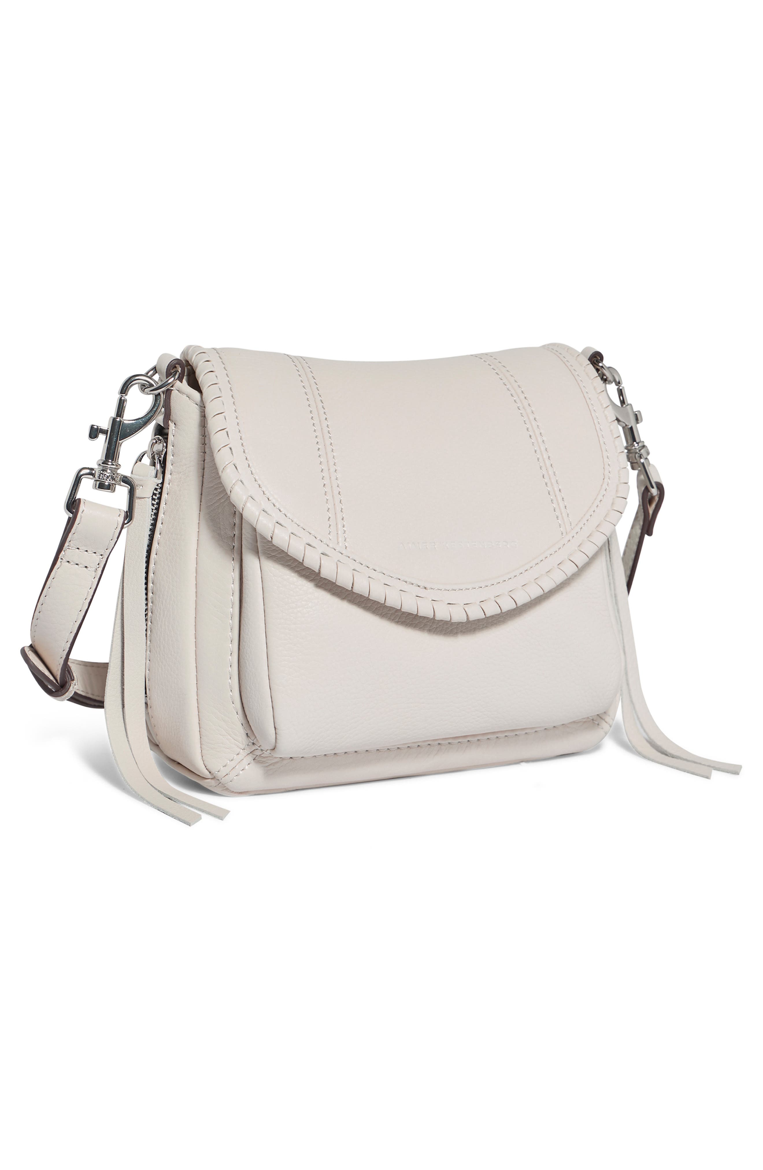 AIMEE Mini All For Love Convertible Leather Crossbody Bag, Alternate, color, Chalk