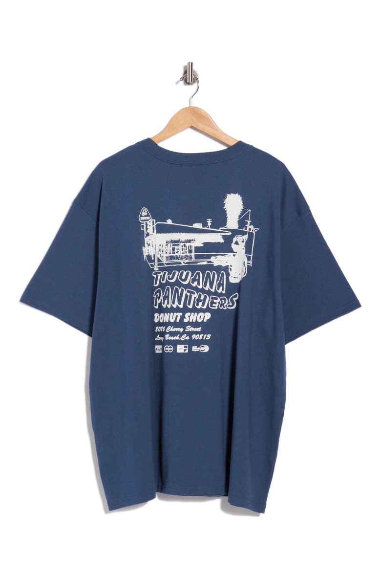 x Tijuana Panthers Donut Shop Cotton Graphic T-Shirt, Alternate, color, DARK DENIM