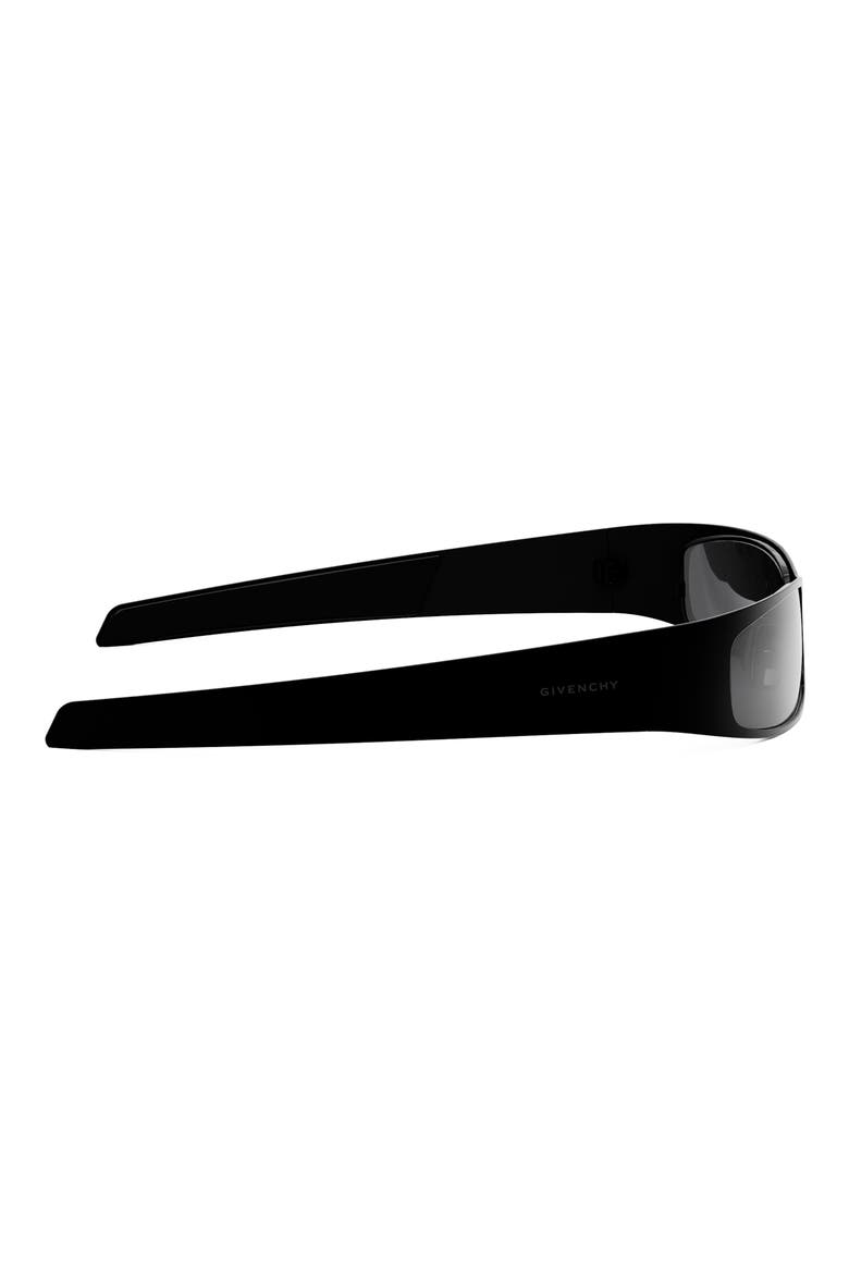 G Scape Shield Sunglasses, Alternate, color, SHINY BLACK / SMOKE