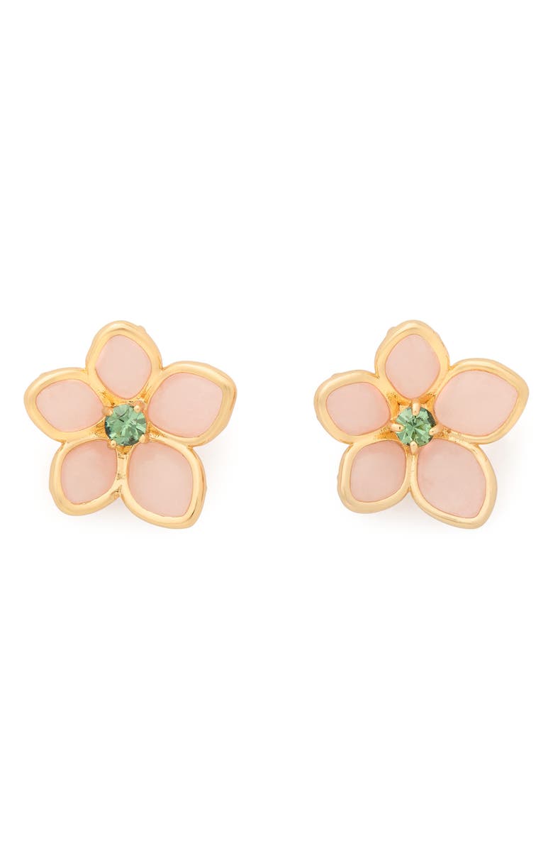 Kate Spade New York pastel petal stud earrings, Main, color, 
