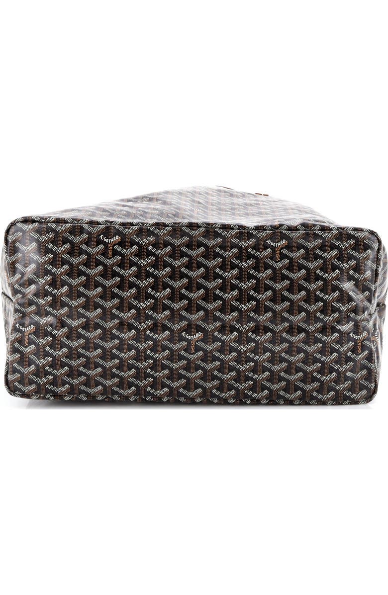 Pre-Owned Goyard Saint Louis Reversible Tote Coated Canvas and Printed Canvas GM, Alternate, color, Brown