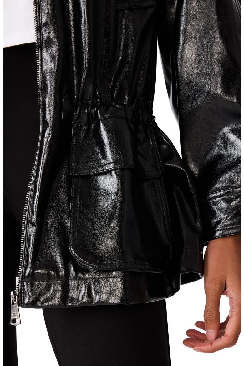 Banks Faux Leather Jacket, Alternate, color, BLACK