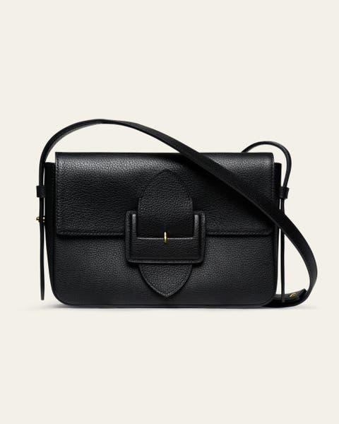 Le Merveilleux Pebble Leather Cross Body Bag