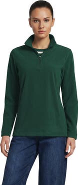 Lands' End Anyweather Fleece Quarter Zip Pullover