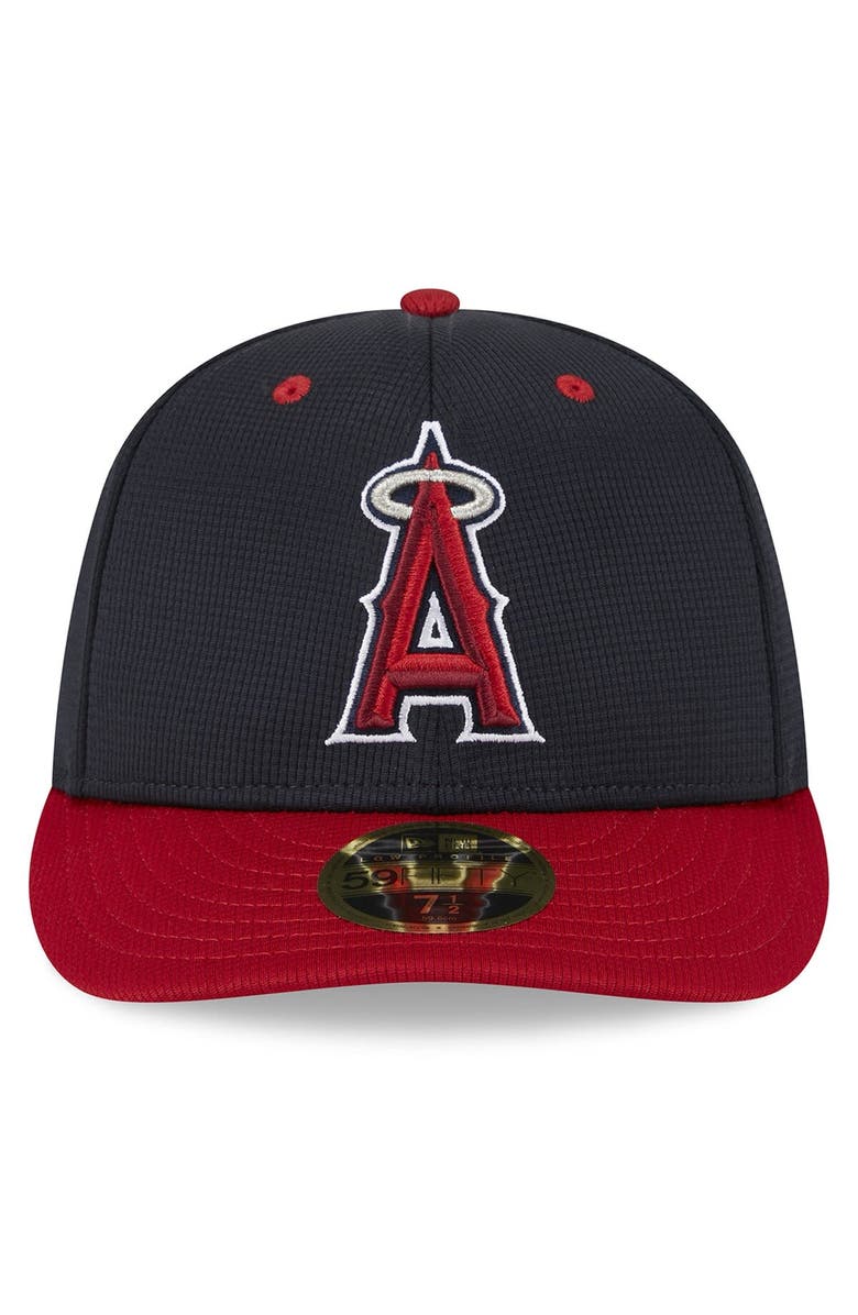 New Era Men's New Era  Navy Los Angeles Angels 2025 Batting Practice Low Profile 59FIFTY Fitted Hat, Alternate, color, 