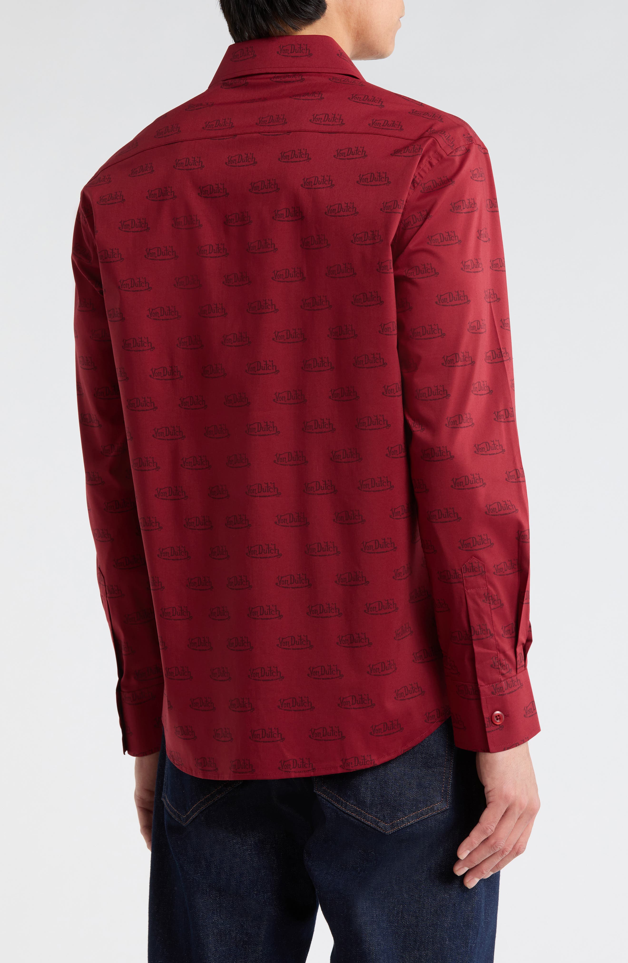 Logo Print Button-Up Shirt - image 2