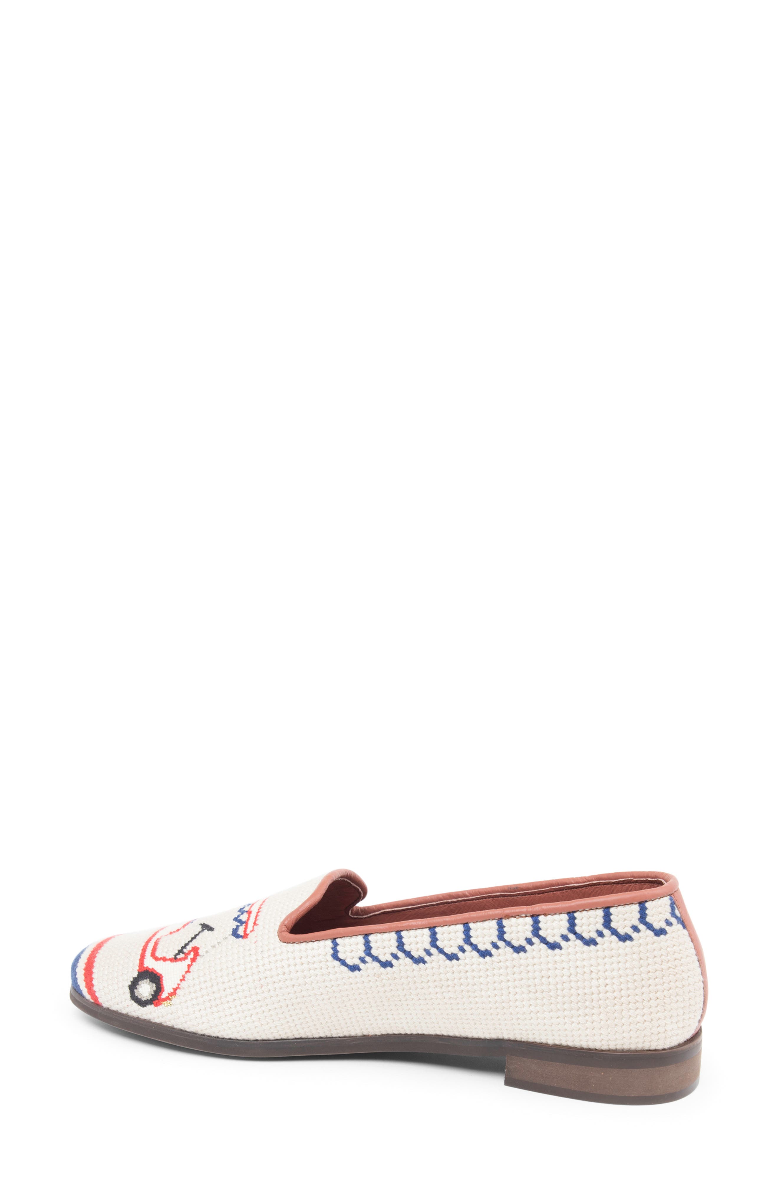 ByPaige Needlepoint Flat, Alternate, color, Red White Blue