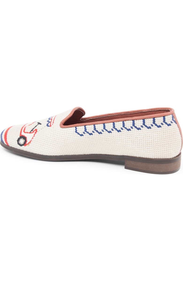 ByPaige Needlepoint Flat, Alternate, color, Red White Blue