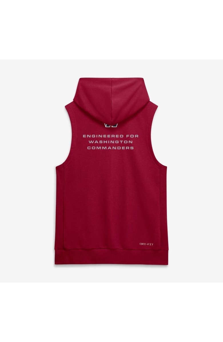 Nike Men's Nike Burgundy Washington Commanders Sideline Standard Issue Dri-FIT Sleeveless Hoodie, Alternate, color, Burgundy
