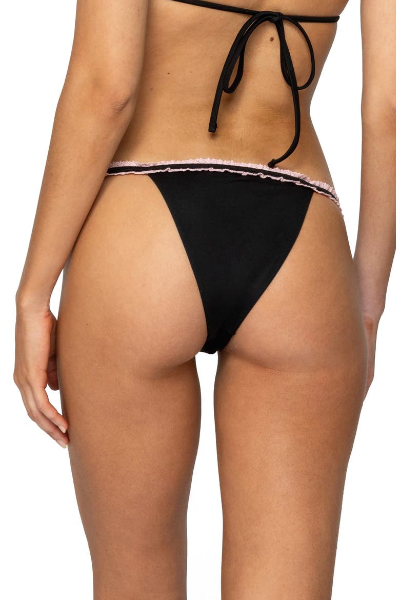 Mandy Bikini Bottoms, Alternate, color, BLACK