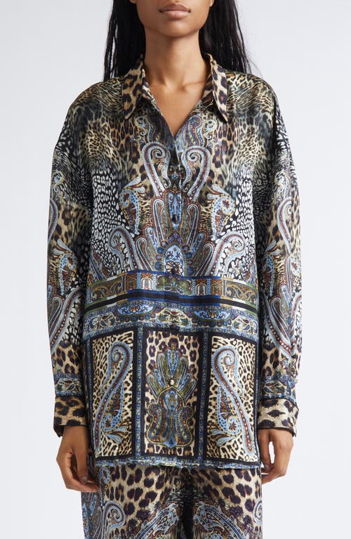 Camilla Istanbul Animalia Oversize Shirt In Multi