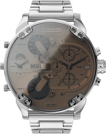 DIESEL® Mr. Daddy 2.0 Chronograph Quartz Bracelet Watch, 57mm