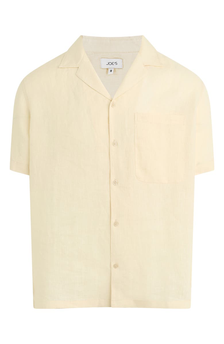 Joe's Slub Cotton Camp Shirt, Alternate, color, Summer Sand