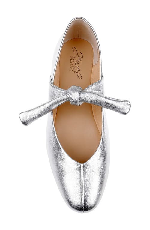 Jewel Badgley Mischka Women's Taylore Ballet Flats In Silver Metallic