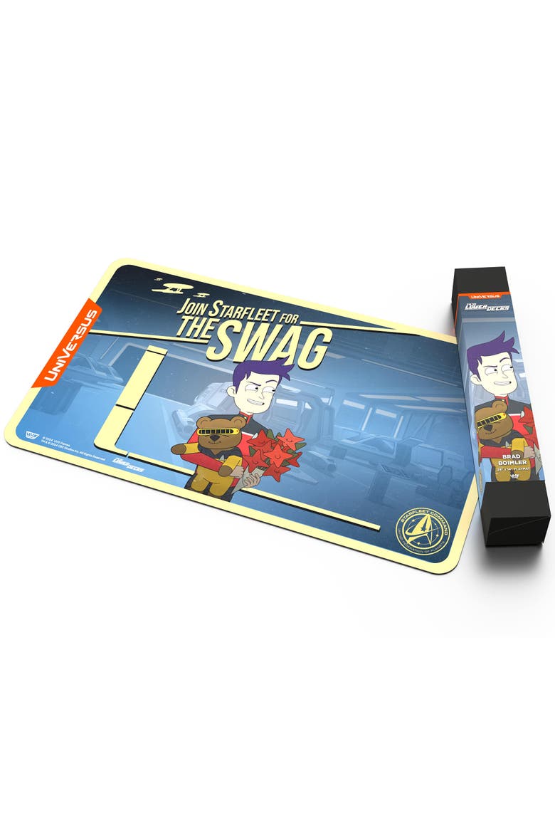 Star Trek Lower Decks Brad Boimler Playmat, Alternate, color, Multicolored