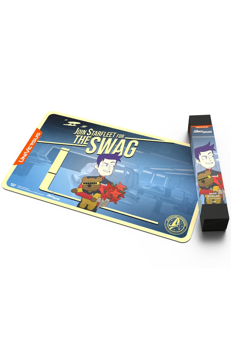 UniVersus Star Trek Lower Decks Brad Boimler Playmat, Alternate, color, Multicolored