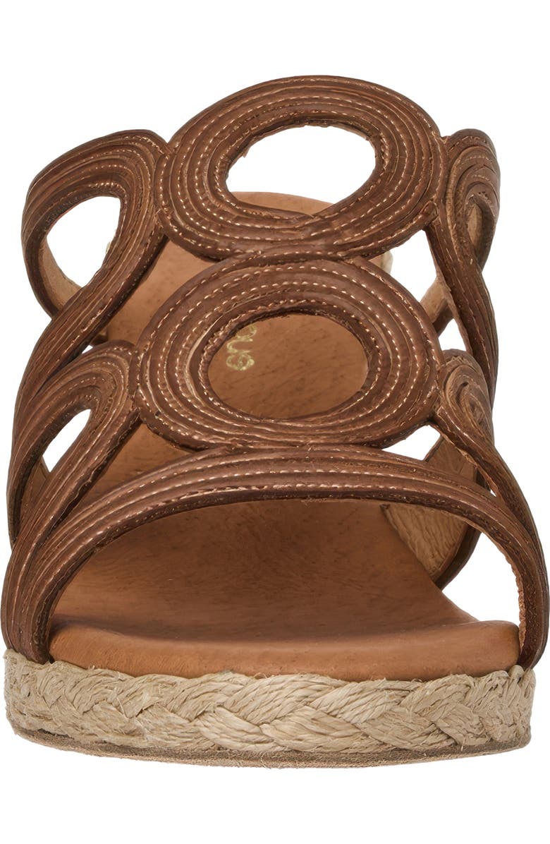 André Assous Neena Espadrille Wedge Sandal, Alternate, color, Cognac