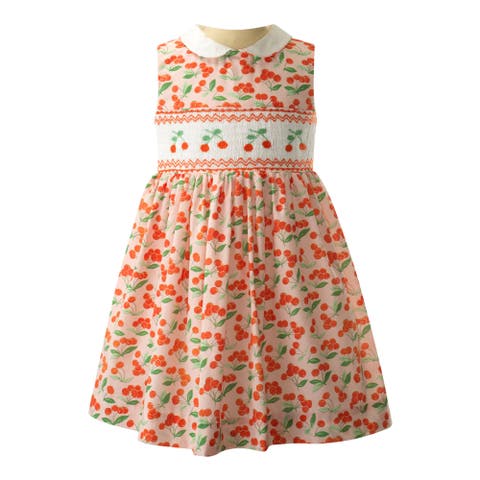 Cherry Smocked Dress
