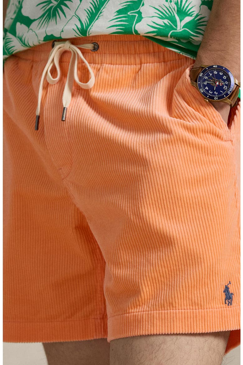 Prepster Corduroy Shorts, Alternate, color, KEY WEST ORANGE