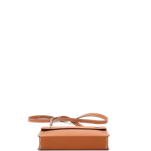 Pre-owned Hermes  Hermes Hermesnap Wallet Bag Epsom In Brown