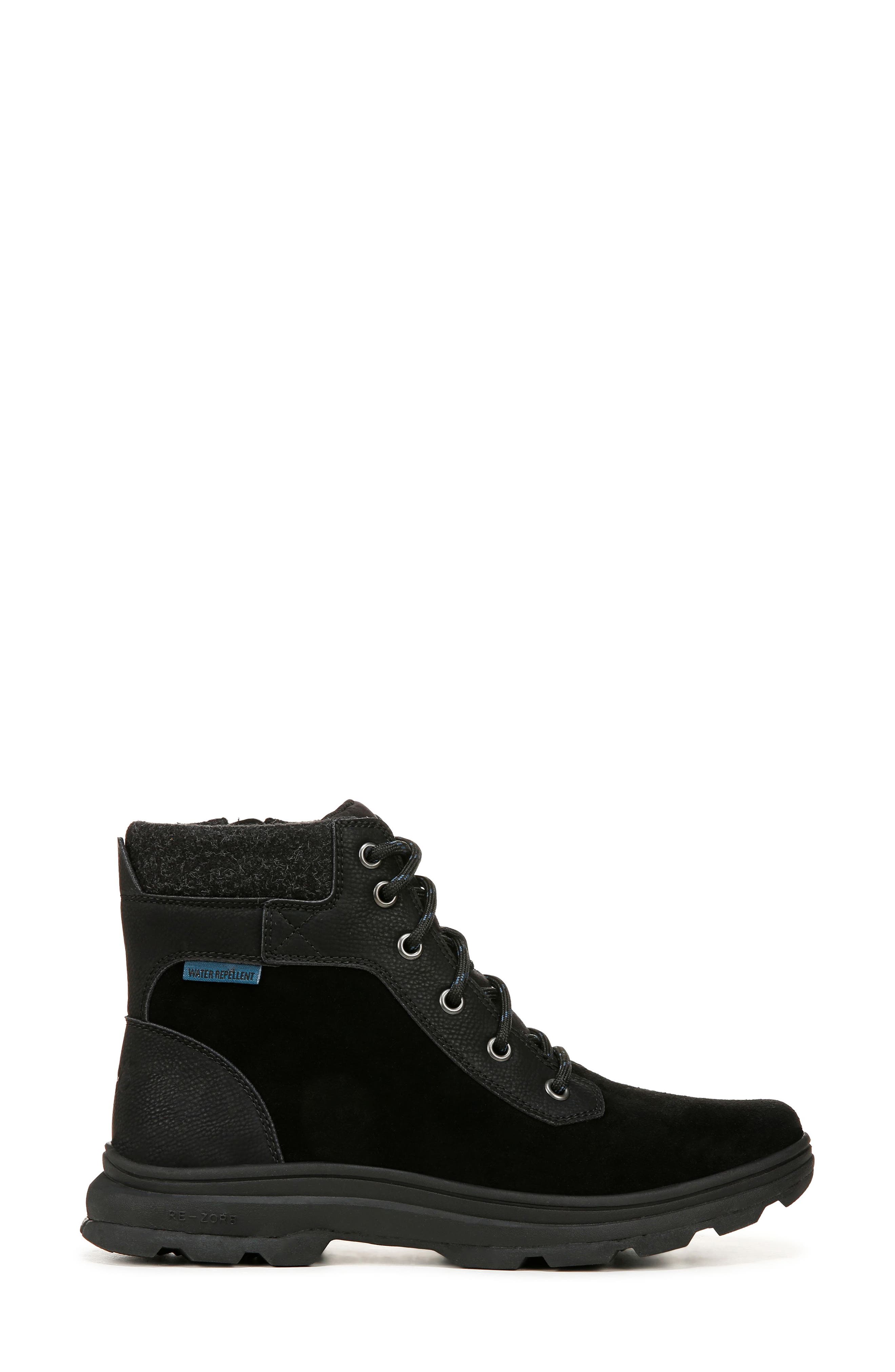 Brunswick Water Repellent Boot, Alternate, color, BLACK/BLACK
