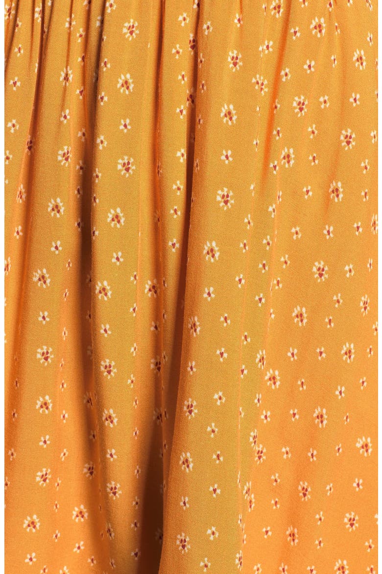 'Walking Through Dreams' Fit & Flare Dress, Alternate, color, ORANGE COMBO