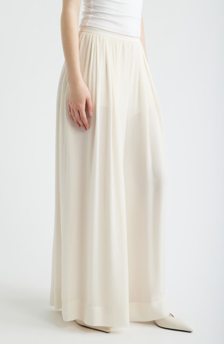 FRAME The Wave Silk Chiffon Pants, Alternate, color, 