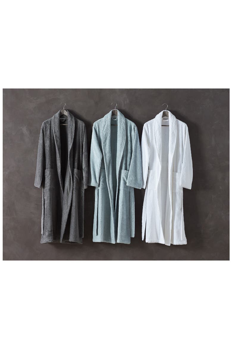 Gender Inclusive Cloud Loom™ Organic Cotton Robe, Alternate, color, ALPINE WHITE