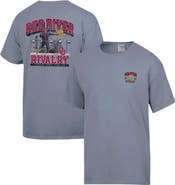 ComfortWash Men's ComfortWash Gray Texas Longhorns vs. Oklahoma Sooners Red River Rivalry Big Tex Match Up T-Shirt