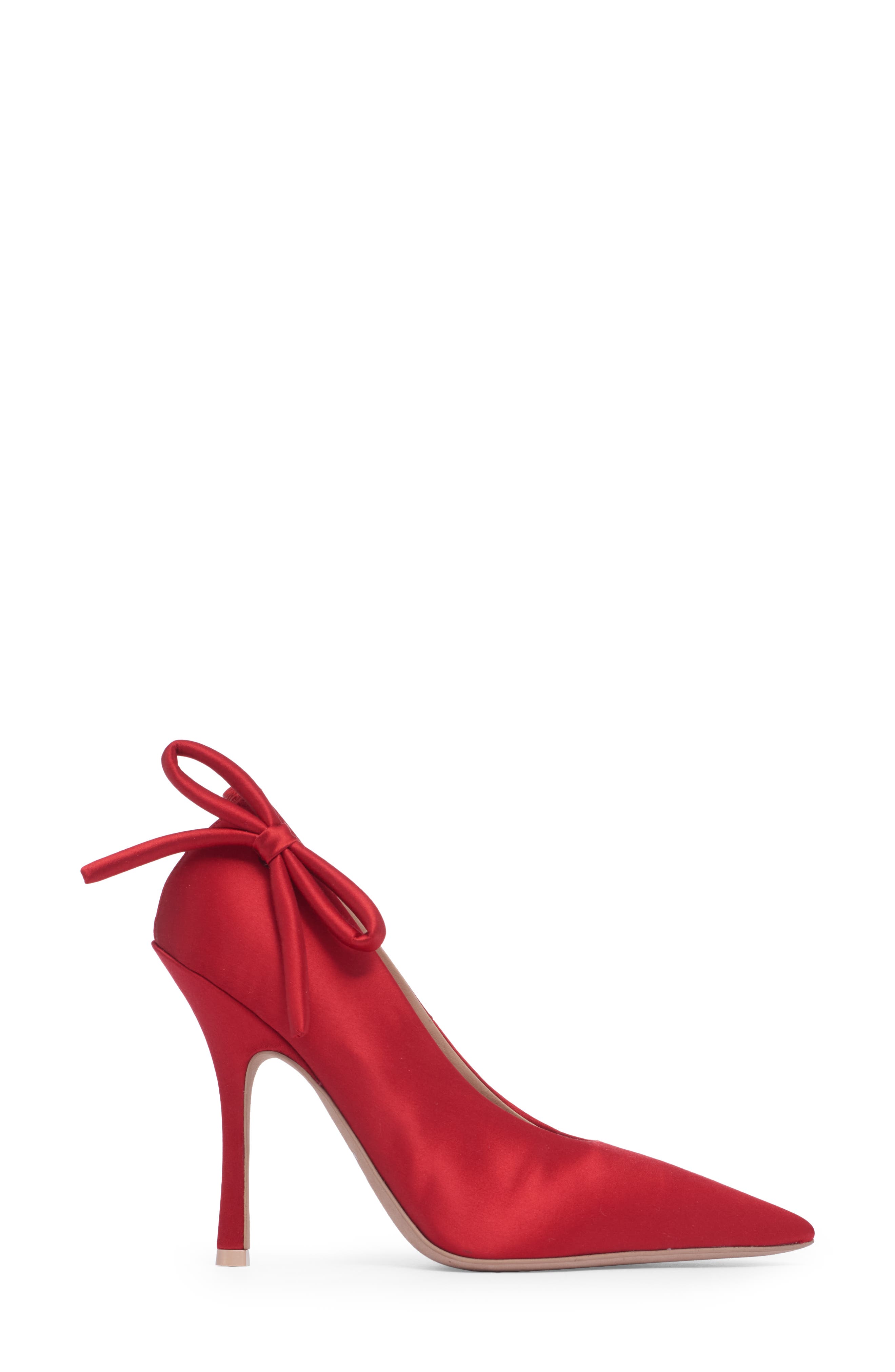 Nite Out Pointed Toe Pump, Alternate, color, RED