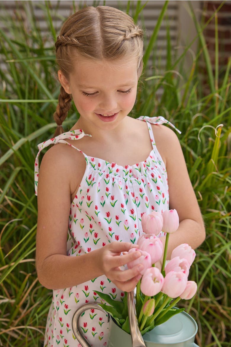 Kids' Mimi Romper, Alternate, color, Tulip Valley