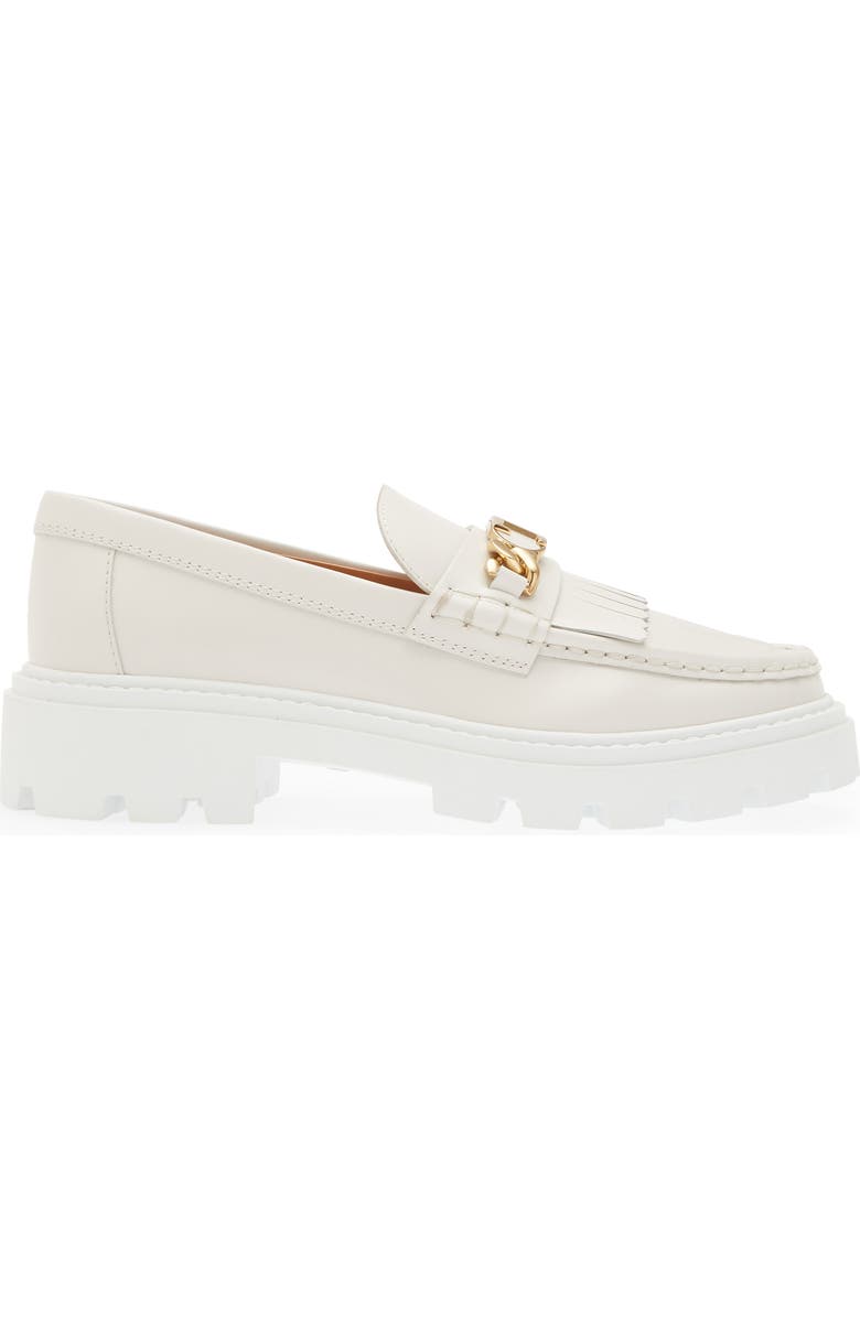 Tod's Lug Sole Kiltie Loafer, Alternate, color,