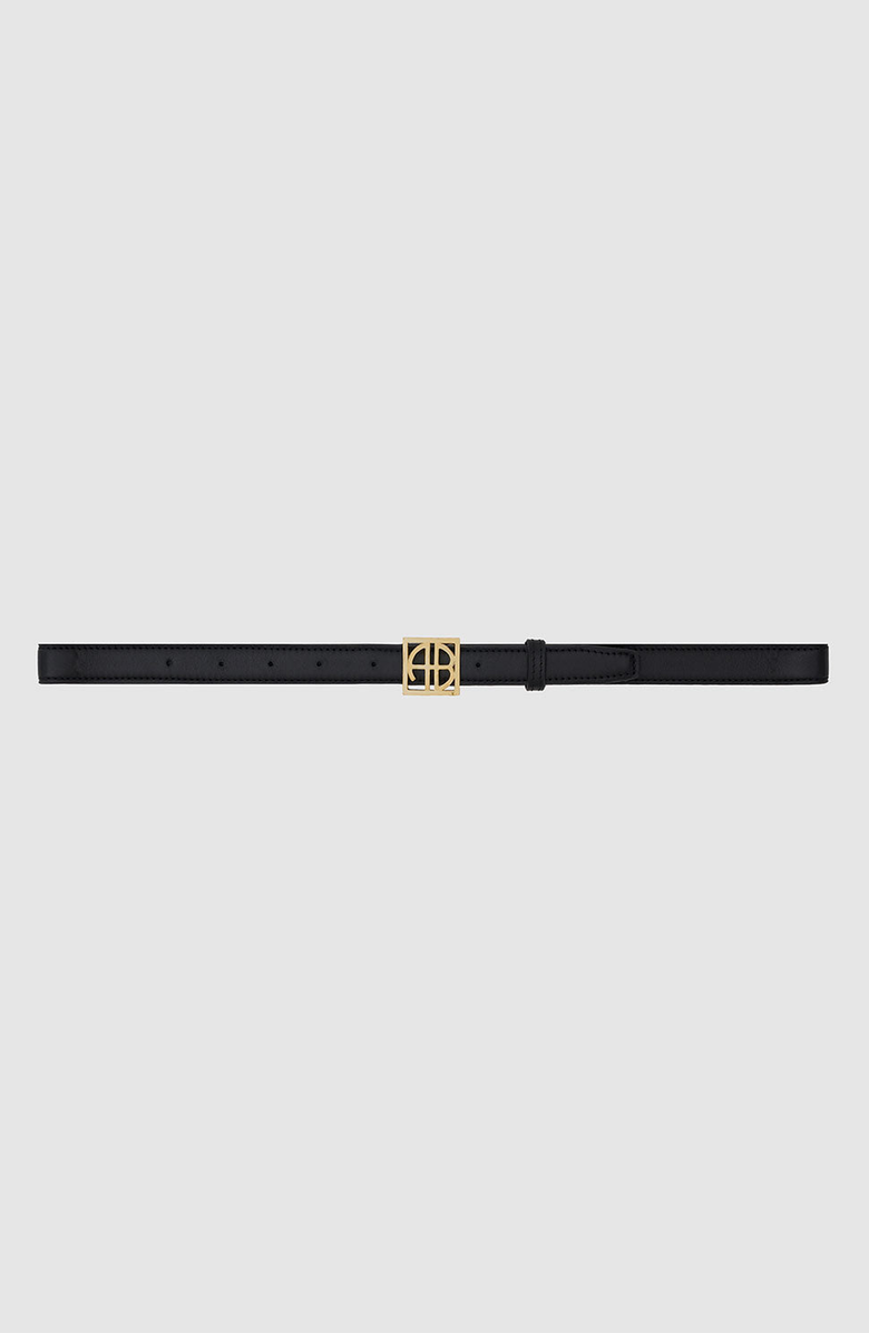 ANINE BING Monogram Belt, Main, color, Black