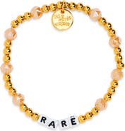 Little Words Project Rare Royal Court Beaded Stretch Bracelet