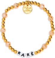 Little Words Project Rare Royal Court Beaded Stretch Bracelet