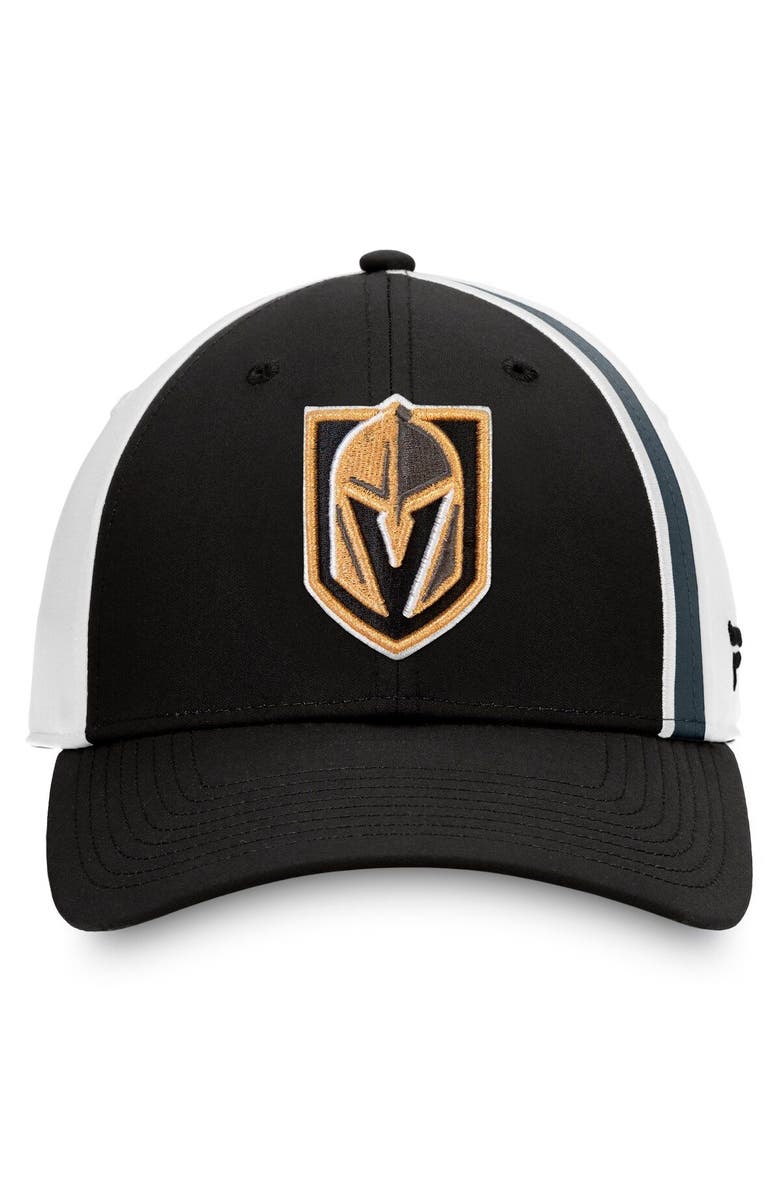 FANATICS Men's Fanatics Branded Black/White Vegas Golden Knights Prep Squad Flex Hat, Alternate, color, 