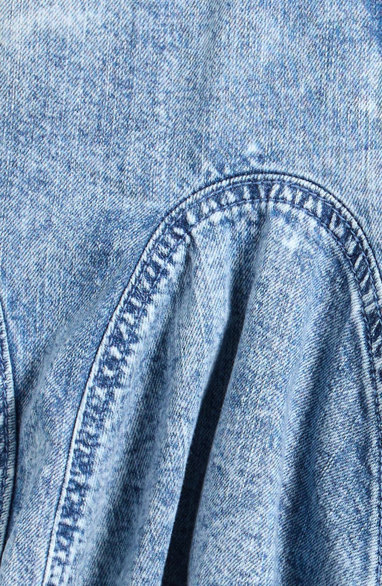 smALLSAINTS by ALLSAINTS Kids' Denim Godet Skirt, Alternate, color, Blue