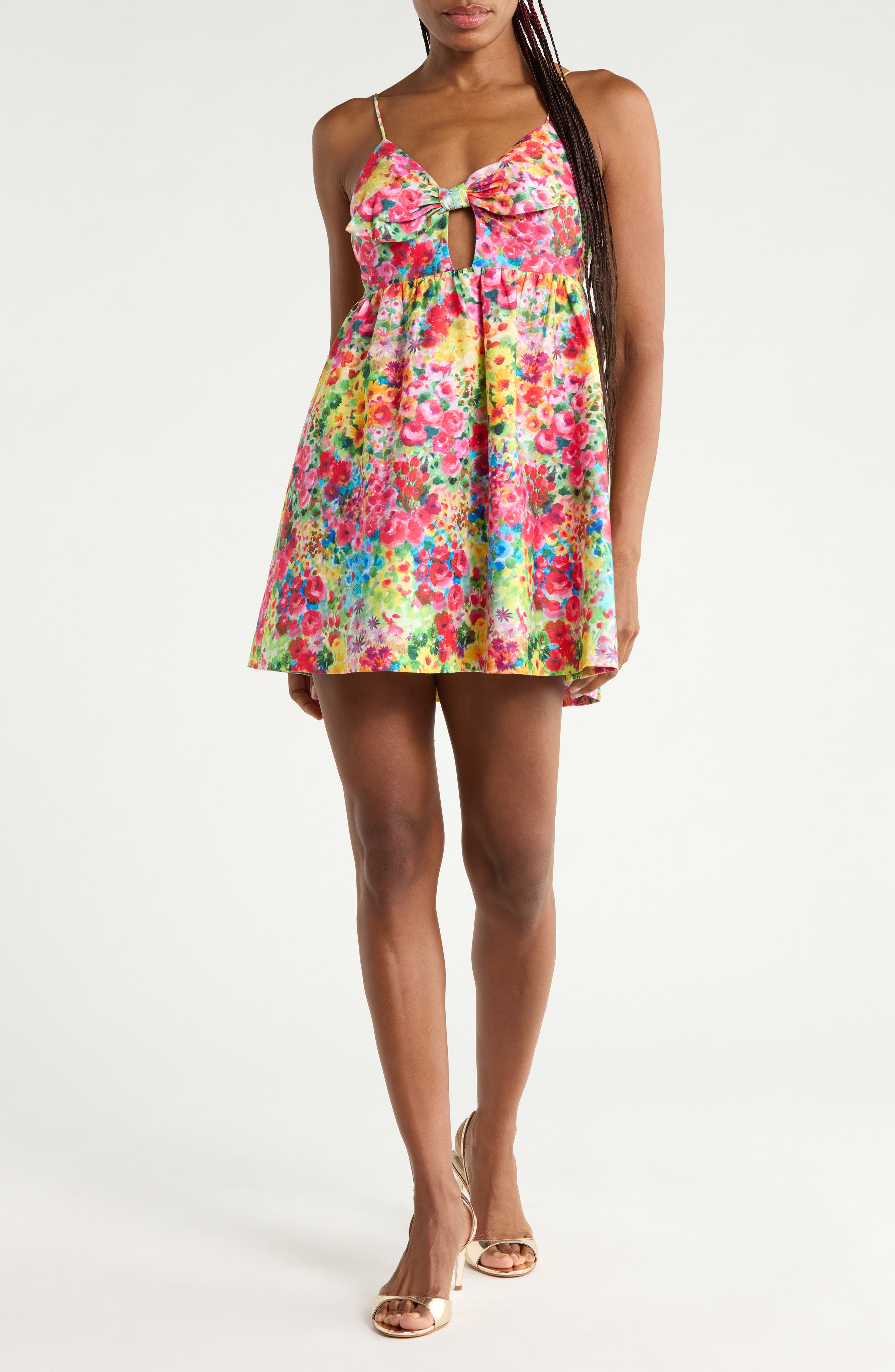 Melvina Tie Front Minidress