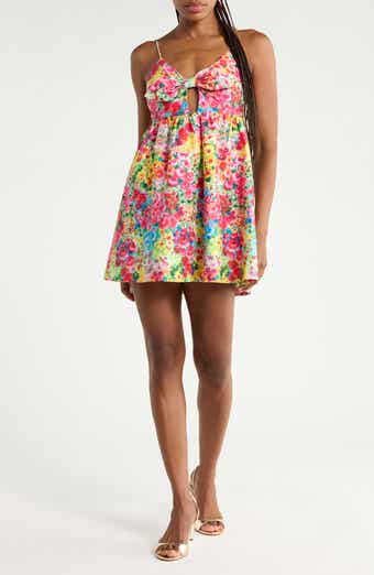 Melvina Tie Front Minidress