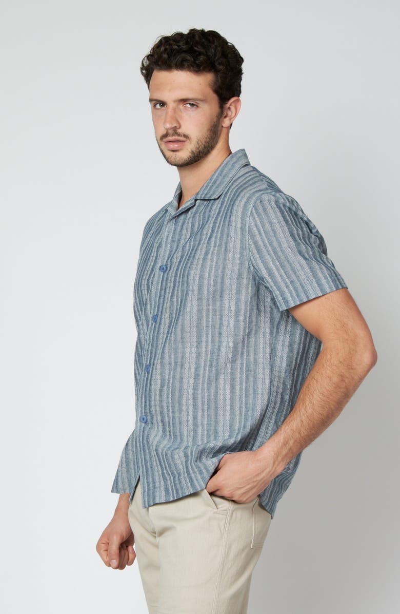 LEISURE LAB Oaxaca Shirt, Alternate, color, Moonstone