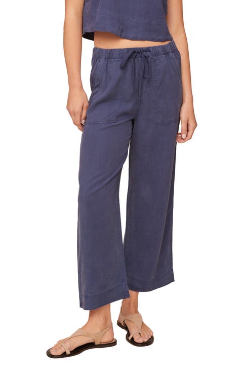 Easy Pocket Crop Wide Leg Pants