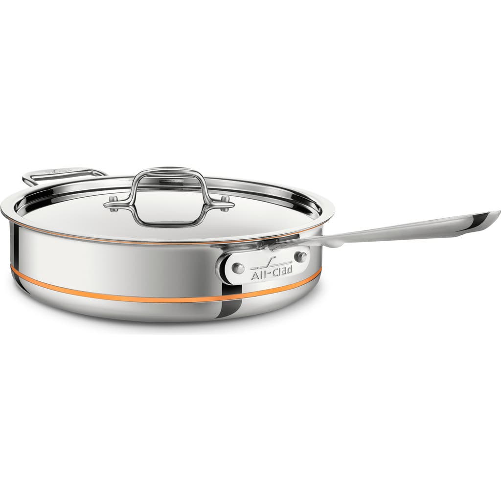 All-Clad Copper Core 5-Ply Bonded 3-Quart Sauté Pan with Lid in Silver  product