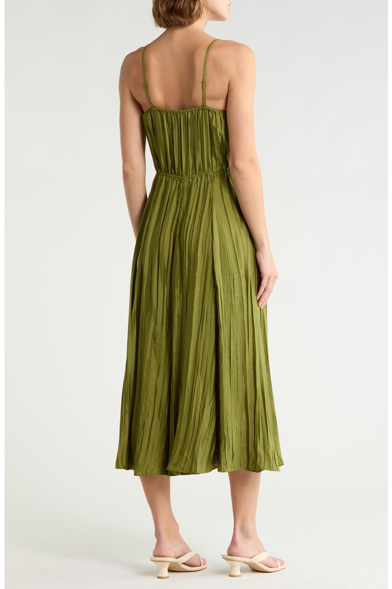 Crinkled Cami Dress, Alternate, color, HERBARIA