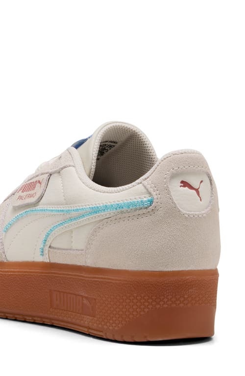 Puma Palermo Elevata Platform Sneaker In White