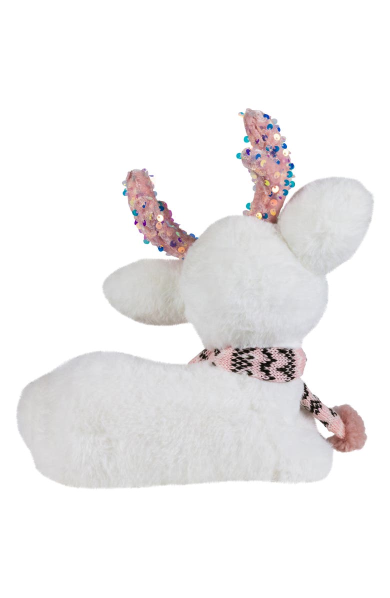 Northlight Sequined Baby Reindeer Calf Christmas Figurine - 10.5", Alternate, color, White