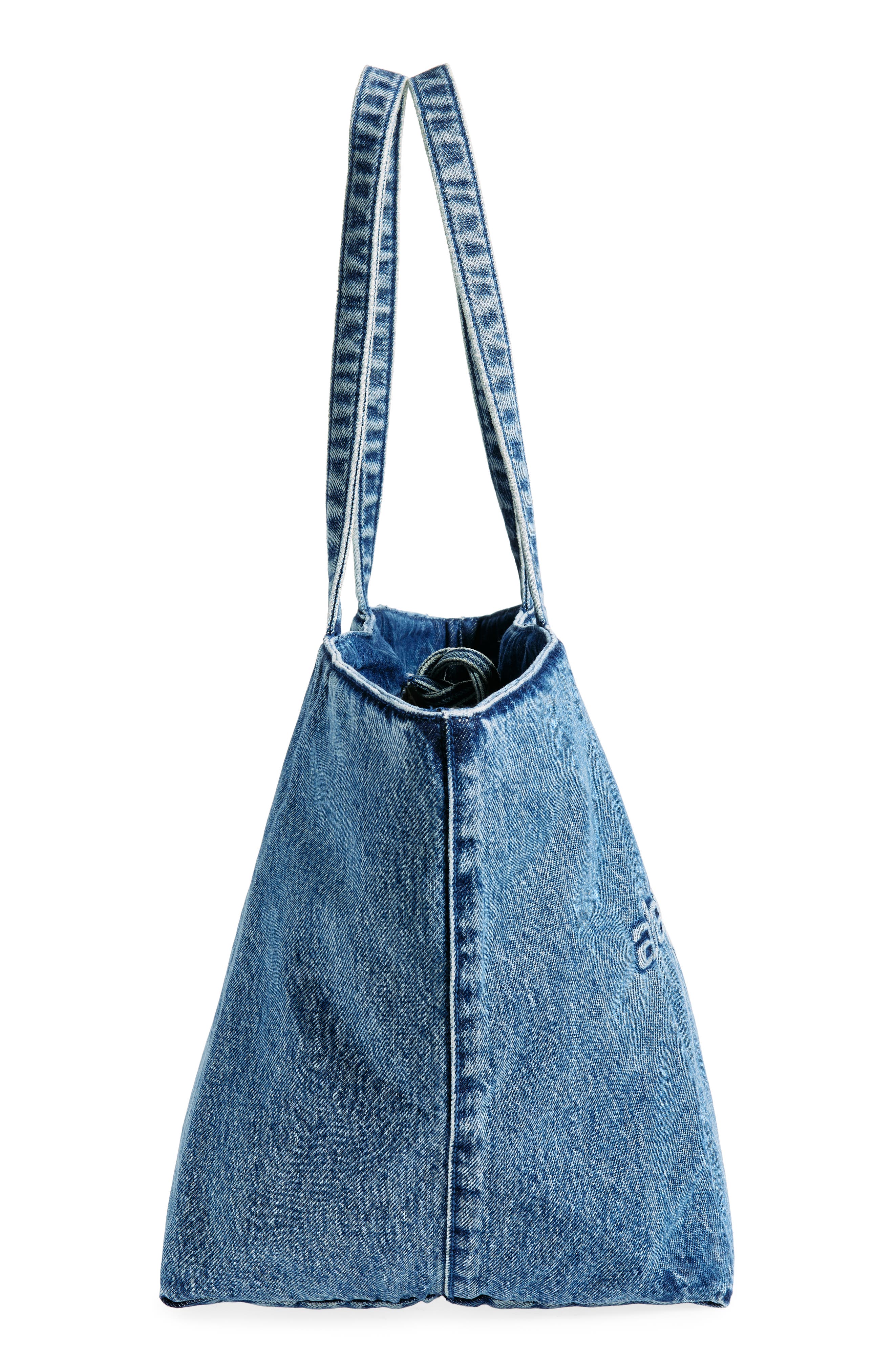 Alexander Wang Medium Punch Denim Tote, Alternate, color, 