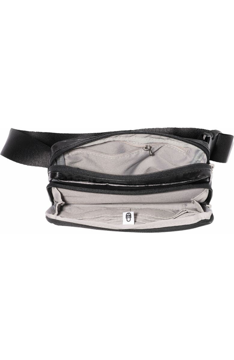 BAGGALLINI Modern Belt Bag Sling, Alternate, color, Black Gloss Ripstop