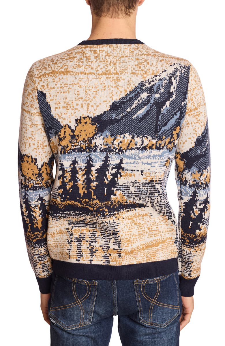 PAISLEY & GRAY Mountain Retreat Crewneck Sweater, Alternate, color, Mountain Retreat