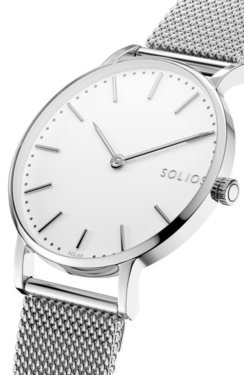 Solios Watches The Solar Classic Bundle | White Dial