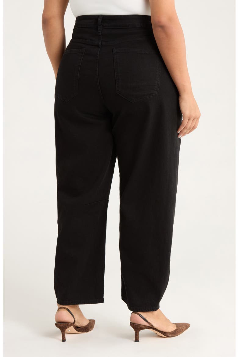 Soft Curve Barrel Jeans, Alternate, color, INKWELL